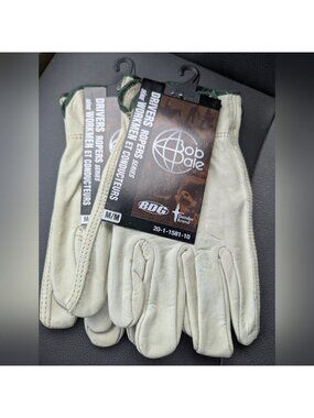 Bob Dale Gloves Leather Driver/Roper Gloves, 12, Grain Cowhide Palm Size medium